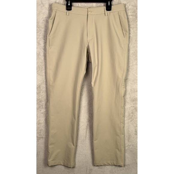 Under Armour Other - Under Armour Men's Golf Pants 38x30 Performance Beige Tan Straight Chino Khaki